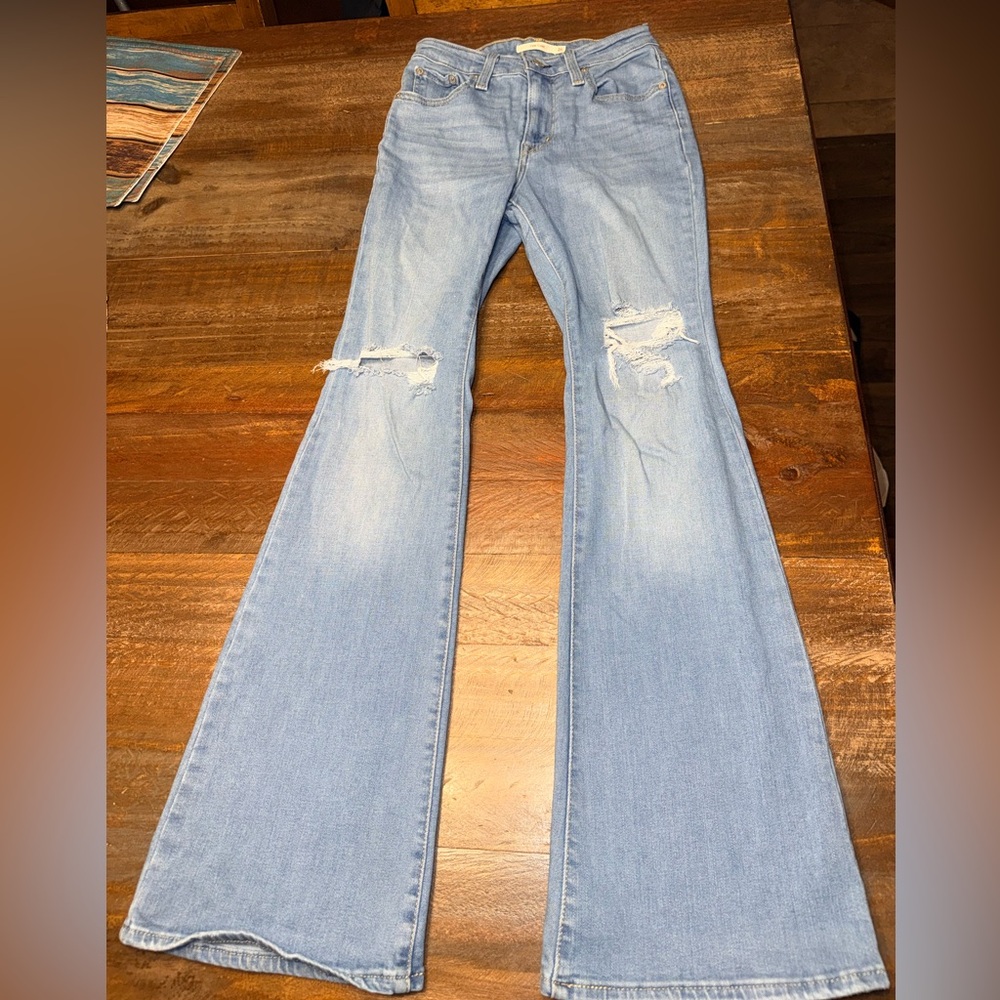Levi's Light Blue Flare Jeans